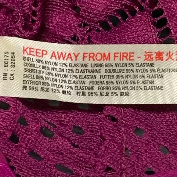 NWT $68 Free People XS M or L Thank You Never Bodysuit Top Shirt Magenta - Picture 14 of 16